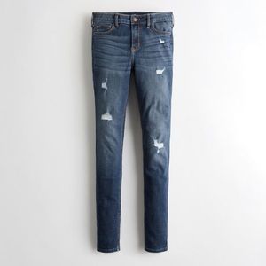 Classic stretch mid-rise super skinny jeans!